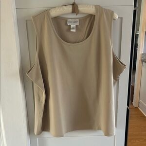 Sports Savvy Tan Sleeveless Top